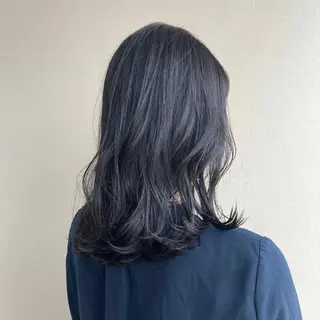 ミディアム カラー 砂川朱音⌇鶴見区横堤 ⌇抜け感ヘア⌇韓国風のヘアスタイル