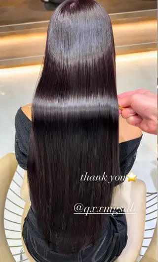 ロング 🫧髪質改善 講師🫧🍎幹細胞のヘアスタイル