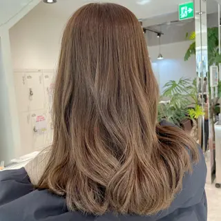 セミロング カラー これた🧸ヘアメ職人 ♡髪質改善♡カラーのヘアスタイル