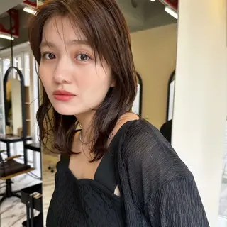 ミディアム カラー 再現性×メンズヘア/ 表参道/MOMONEのヘアスタイル