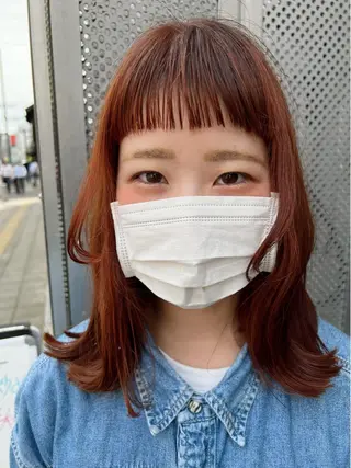 ミディアム モテ髪🌈細矢 森平のヘアスタイル
