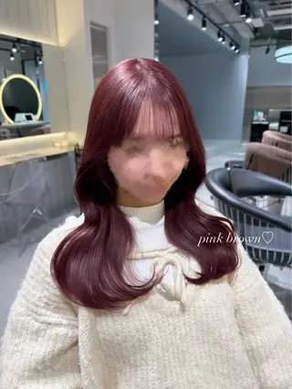 カラー 透明感カラー/ Yuna♡のヘアスタイル