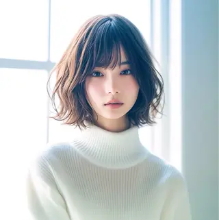 ミディアム WONDER矢野口店所属・大嶋 加奈のヘアスタイル