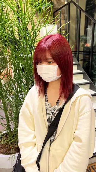 ミディアム カラー 韓国🩶Y2Kネイル 💫くれはのネイルデザイン