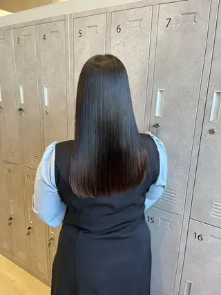 セミロング 福島 果音のヘアスタイル