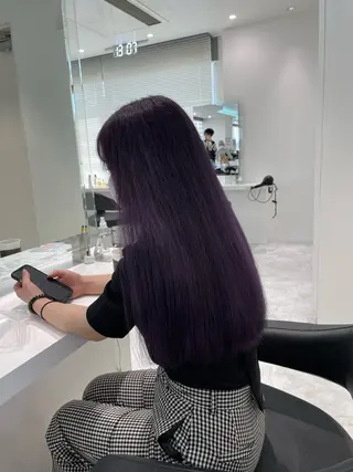 ロング カラー ヘアアレンジ 💓ブリーチ特化 透明感💓あい💓のヘアスタイル