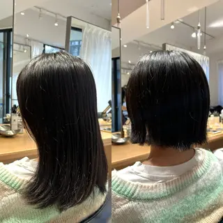 ショート ︎︎🌟韓国艶カラー ︎🌟璃奈 (リナ)のヘアスタイル