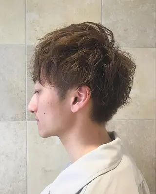 カラー メンズ 田中 あかねのヘアスタイル