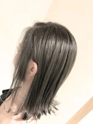 ミディアム カラー パーマ ヘアアレンジ メンズ キッズ ネイル マツエク・マツパ バレイヤージュ/ 髪質改善/渡邉悟🌱のヘアスタイル