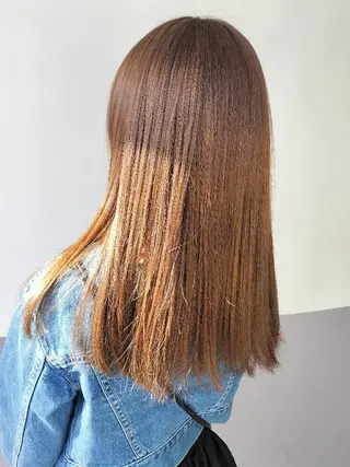 ロング カラー 中川 天のヘアスタイル