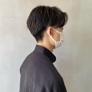 メンズ ボブ/パーマ ミヒラケイタのヘアスタイル