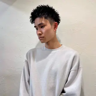 ショート メンズ 【池袋/スパイキー ショート】ⓝⓘⓜⓤのヘアスタイル
