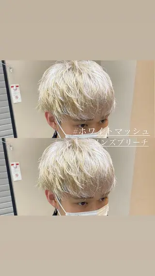 カラー メンズ 梅田中崎町メンズ 美容師ユースケのヘアスタイル