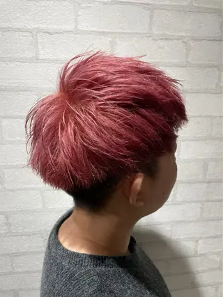 ミディアム カラー メンズ vis lien　川口店所属・土屋 咲希のヘアスタイル