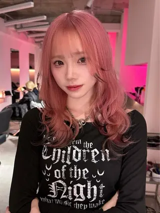 ミディアム ブリーチカラー 特化/MAHIROのヘアスタイル