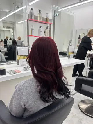 カラー かわいい艶髪🤍 れいな🤍のヘアスタイル