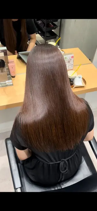 ロング カラー 髪質改善ヘアケア 艶髪特化/上田のヘアスタイル
