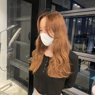 ロング カラー 後藤 香乃のヘアスタイル