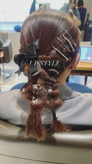 ヘアアレンジ HAIR＆MAKE　EARTH 表参道店所属・🫧💎森下 真結💎🫧のヘアスタイル