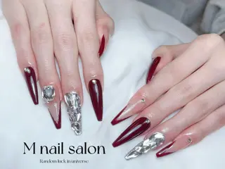 ネイル M🌷nail 長さだし専門店のネイルデザイン