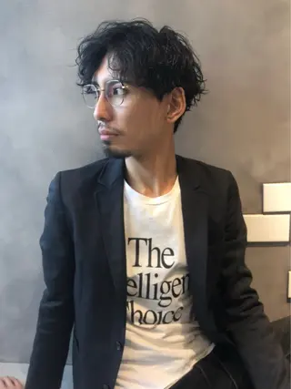 パーマ メンズ メンズ特化/ 舩戸夏稀のヘアスタイル