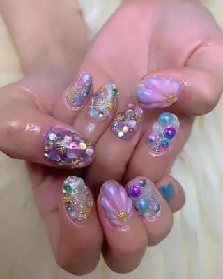 ネイル 菅野 愛花のネイルデザイン