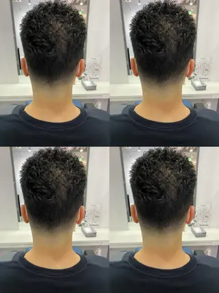 ショート カラー パーマ ヘアアレンジ メンズ 🔥メンズパーマ特 化🔥渡辺一翔🔥のヘアスタイル