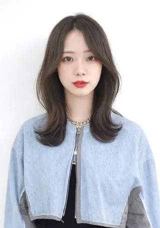 ミディアム 艶髪/レイヤー/ 透明感🎀/MARIのヘアスタイル