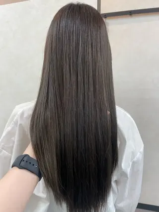 ロング カラー 久保木 彩のヘアスタイル