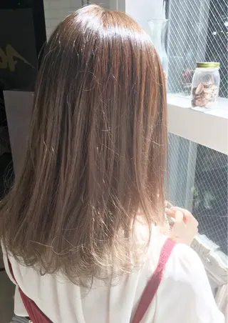 ミディアム カラー ヘアアレンジ エクステの神様 ▫️原島ユウヤ▫️のヘアスタイル