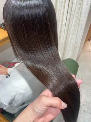 ロング カラー 髪質改善/縮毛/新宿 🫧SUZUKA🫧のヘアスタイル