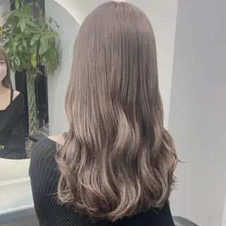 ロング カラー ☁️グレージュカラー TAKUYA☁️のヘアスタイル
