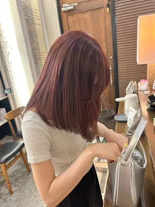 ミディアム カラー ume /YUEのヘアスタイル