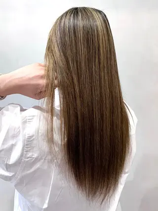 ロング カラー モテ髪💛美髪矯正 ✨艶髪特化🫧山根のヘアスタイル