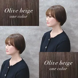 ショート カラー ルプラボウ/ 聖花/透明感カラーのヘアスタイル