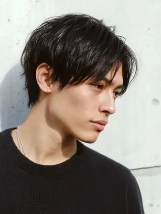 ミディアム パーマ メンズ ✂️メンズ職人 / 宮澤 蓮のヘアスタイル