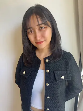 ミディアム 金山/レイヤー カット/Hikariのヘアスタイル