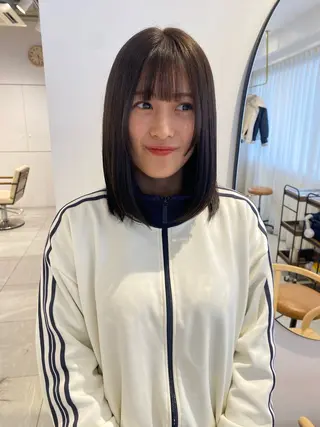 ミディアム knock所属・knock　國友 華乃のヘアスタイル