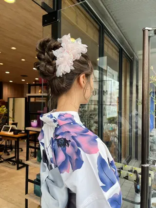 ロング ヘアアレンジ 産休中です 艶カラー♡オカのヘアスタイル