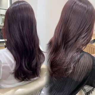 カラー レイヤー/暖色カラー /パーマ/落合 歩夢のヘアスタイル