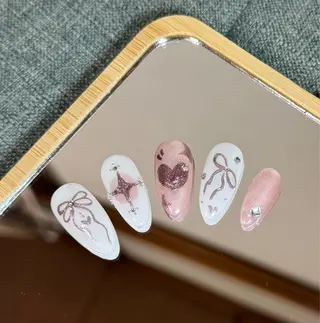 カラー チャ ミーのネイルデザイン