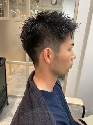 ショート メンズ 渋谷 メンズ 木下 仁来のヘアスタイル