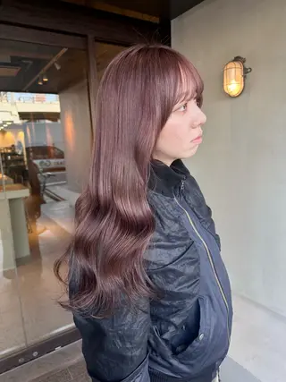 ロング カラー ピンクカラー/ mana🎀のヘアスタイル