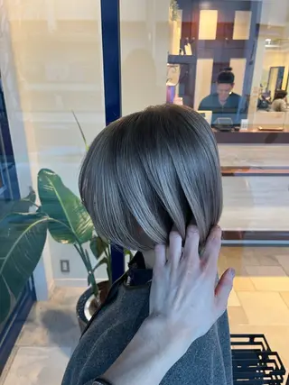 ショート カラー 大人透明感艶カラー 寺田稜のヘアスタイル