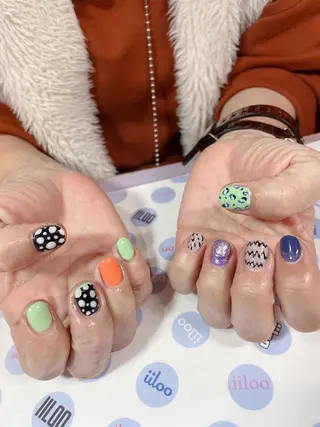 ネイル iiloo aromaworksのネイルデザイン