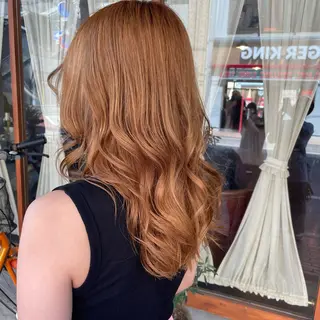 セミロング ふるはし みなのヘアスタイル