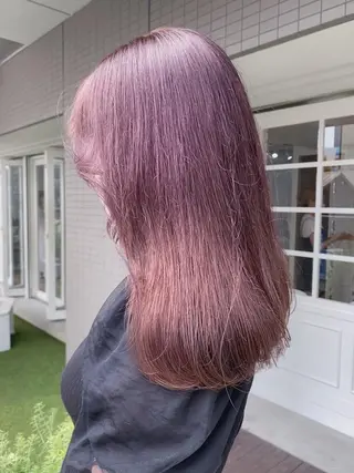 ロング カラー ヘアアレンジ 🧡梅田ハイトーン カラー🧡runaのヘアスタイル