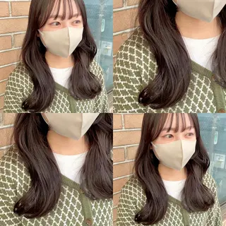 ミディアム カラー ボブヘアカット Rikapi❤️のヘアスタイル