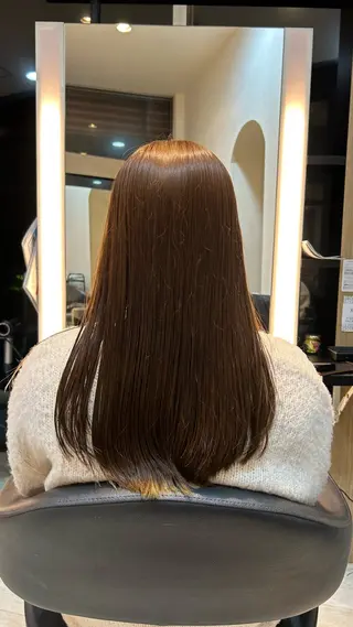 ロング カラー 有働由良／ハイトーン ／韓国メンズヘアのヘアスタイル