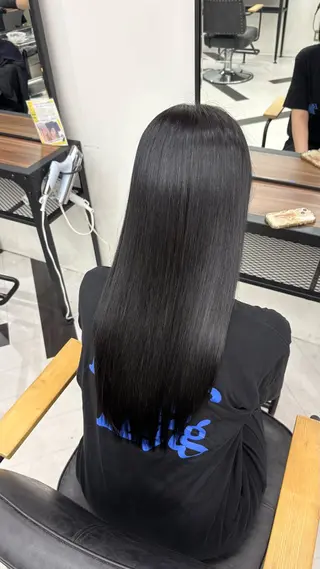 ロング カラー 似合わせカラー✩.* ハイトーン/リナのヘアスタイル